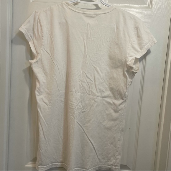 White medium to large adidas t-shirt - Picture 5 of 8